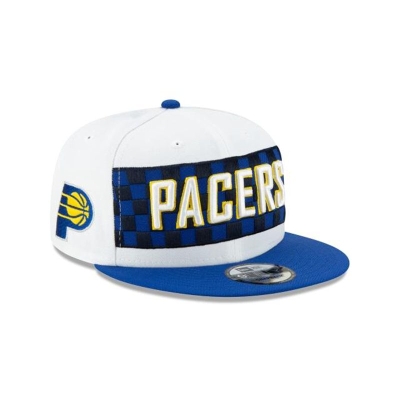 White Indiana Pacers Hat - New Era NBA 2019 NBA Authentics City Series 9FIFTY Snapback Caps USA8653907